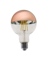 LED FILAMENT E27 DIM G95 ROSE GOLD 8W 2700K 230V AC 900LM RA80 ACA PALA958WWDIMRG