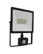 BLACK SENSOR LED SMD FLOOD LUMINAIRE IP66 50W 6000K 4500Lm 230V RA80 ACA Q5060S