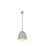 Tilda Μοντέρνο Κρεμαστό Φωτιστικό Μονόφωτο Καμπάνα με Ντουί E27 σε Γκρι Χρώμα Trio Lighting R30661011