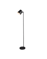 Blake Μοντέρνο LED Φωτιστικό Δαπέδου Υ125xΜ20εκ. με Θερμό Λευκό Φως σε Μαύρο Χρώμα Trio Lighting R42111132