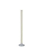 Leia Μοντέρνο LED Φωτιστικό Δαπέδου Υ104xΜ18εκ. με RGB Φως σε Ασημί Χρώμα Trio Lighting R42571100
