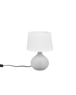 Martin Πορτατίφ με Λευκό Καπέλο και Μπεζ Βάση Trio Lighting R50371025