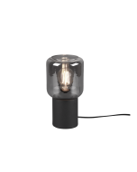 Nico Διακοσμητικό Φωτιστικό με Ντουί για Λαμπτήρα E27 Πορτατίφ Μαύρο Trio Lighting R50591032