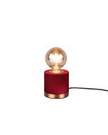 Judy Επιτραπέζιο Διακοσμητικό Φωτιστικό με Ντουί για Λαμπτήρα E27 σε Κόκκινο Χρώμα Trio Lighting R50691010