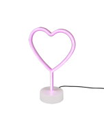 Διακοσμητικό Φωτιστικό Καρδιά LED σε Ροζ Χρώμα Trio Lighting R55210101