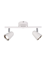 Σποτ Δίφωτη Ράγα Λευκό Ματ 34cm LED 2x3,5w 3000K 2x400lm Trio Lighting Toulouse R82122131