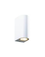 GU10 WALL LUMINAIRE PLASTIC 230V AC WHITE IP65 MAX.2X3W LED ACA SL8211GU10W