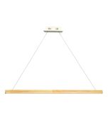 ΚΡΕΜΑΣΤΟ Φ/Σ LED 13W 3000K 1300LM CANELA ΞΥΛΟ+ΛΕΥΚΟ ΜΕΤ/ΚΟ 83,5X8XH100CM ACA TNK299LED13P