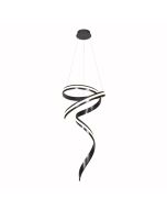 Φωτιστικό Κρεμαστό Μαύρο 60xH200cm Led 60w 3000K 3000lm Triac Dimmable Sun Light UBAN-60P 