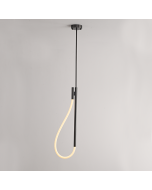 ΚΡΕΜΑΣΤΟ Φ/Σ LED 12W 3000K 536LM MALPO ΜΕΤΑΛΛΙΚΟ + ΣΙΛΙΚΟΝΗ IP20 L18.5*H150 ACA V43175PBK700