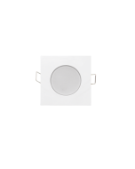 LED SPOT IP65 WHITE SQUARE 5W 3.000K 230V AC 400Lm 120° Ra80 ACA VERA530SW