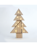 "WOODEN TREE TABLE" 10 LED WW Λ/ΚΙΑ ΜΠ/ΡΙΕΣ (2AA) IP20 21.5X2.5X35CM ACA X09101109