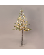 "SNOW PINE TREE" 96 WW LED ΛΑΜΠΑΚ.ΑΝΤΑΠΤ.(24VDC) IP44 21X21X180CM 3M KΑΦΕ ΚΑΛ. ΤΡΟΦ. ACA X1096144