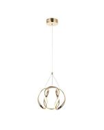 ARTE ILLUMINA SATURN ΦΩΤΙΣΤΙΚΟ ΚΡΕΜΑΣΤΟ LED 30W 300X300X300 4000Κ ΧΡΥΣΟ ΜΑΤ Eurolamp 144-15025