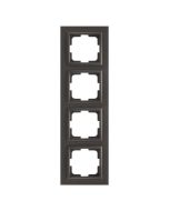ΠΛΑΙΣΙΟ 4 ΘΕΣΕΩΝ ΜΑΥΡΟ Eurolamp 152-10383