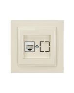 ΠΡΙΖΑ DATA CAT 6 RJ 45 MONH ΜΠΕΖ Eurolamp 152-10240