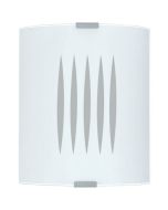 Eglo Grafik Μοντέρνο Φωτιστικό Τοίχου με Ντουί E27 σε Λευκό Χρώμα Πλάτους 18cm 83132