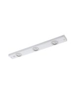 Eglo Kob Τριπλό Σποτ με Ενσωματωμένο LED και Θερμό Φως σε Λευκό Χρώμα 93706