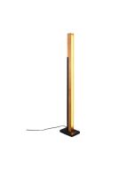 Φωτιστικό Επιδαπέδιο 19x13xH120cm Smd Led 16w 1950lm 3000K Ξύλο-Μαύρο Ματ Trio Kerala 441610132