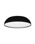 Eglo Tollos-Z Κλασική Μεταλλική Πλαφονιέρα Οροφής με Ενσωματωμένο LED σε Μαύρο χρώμα 55cm 900407