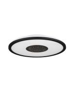 Eglo Marmorata Μοντέρνα Μεταλλική Πλαφονιέρα Οροφής με Ενσωματωμένο LED σε Μαύρο χρώμα 45cm 900558