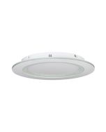 Eglo Padrogiano-Z Κλασική Μεταλλική Πλαφονιέρα Οροφής με Ενσωματωμένο LED σε Λευκό χρώμα 45cm 900486