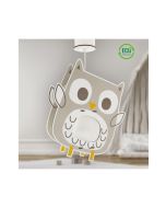 Owl MDF παιδικό φωτιστικό οροφής (63397) Ango