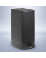 ΚΑΔΟΣ ΜΠΑΝΙΟΥ ΠΛΑΣΤΙΚΟΣ 35lt SL8137 ΑΝΘΡΑΚΙ  SOFT CLOSE San Lorentzo 8137CHARCOAL