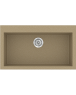 Νεροχύτης Κουζίνας Συνθετικός Metallic Cream,79x50 εκ. Ένθετος Eρμάριο 80 εκ.Sanitec Classic 333-15