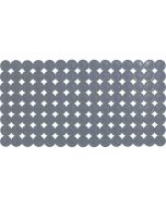 Πατάκι Μπάνιου Αντιολισθητικό 35x67cm Grey Bubble San Lorentzo 201453