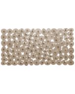 Πατάκι Μπάνιου Αντιολισθητικό 40x70cm Wet Pebbles Καφέ Ημιδιάφανο San Lorentzo 1700123BROWN