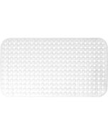 Πατάκι Μπάνιου Αντιολισθητικό 35x70cm Dent White San Lorentzo 201449