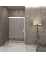 Καμπίνα 100xH200cm 1 Σταθερό-1 Συρόμενο Προφίλ Χρωμέ,Κρύσταλλο 6mm Clear Nanotechnology Orabella Energy Easy Fix 30686