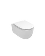 Λεκάνη Κρεμαστή με Κάλυμμα Urea Αntibacterial Αποσπώμενο Slim Soft Close Olympia Tornado Rimless 50142-50143