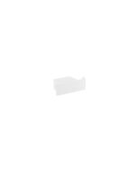 Άγκιστρο Διπλό Επιτοίχιο White Mat Sanco Agora 120648-M101