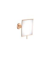 Καθρέπτης Μεγεθυντικός Επτοίχιος Μεγέθυνση x3 Rose Gold 24K Sanco Cosmetic Mirrors MR-202-A06