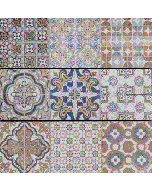 Πλακάκι Ρετρό Μπάνιου / Κουζίνας 20x60cm Sincam Decor Marron AP242060MDECOR
