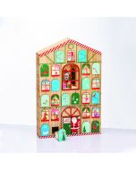 WOODEN HOUSE CALENDAR WITH DRAWERS ΔΙΑΚΟΣΜΗΤΙΚΟ 39x8.5x60cm ACA X156006