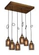 HL-2248JG-6P OKDA  PENDANT HOMELIGHTING 77-3072