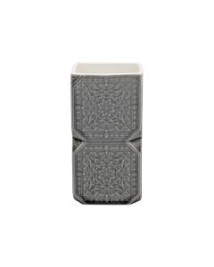 Ποτηράκι Μπάνιου Κεραμικό Γκρι Estia Home Art Feng Shui 02-11444