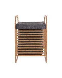 Καλάθι Απλύτων  40x40x70cm με θήκη Πολυεστέρα Bamboo Essential Estia Home Art 02-13042
