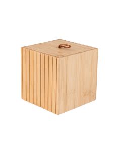 Κουτί Αποθήκευσης & Οργάνωσης 9x9x8cm Estia Home Art Bamboo Essentials 02-13165