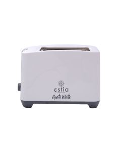 Φρυγανιέρα Λευκή 750w 2 Θέσεων με 7 Επίπεδα Ψησίματος Estia Home Art Gusto White 06-13820