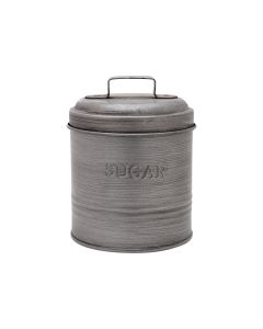 Δοχείο Ζάχαρης 11x11x14cm Μεταλλικό με Αεροστεγές Καπάκι 01-13318