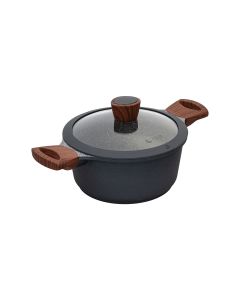 Κατσαρόλα 20cm 2,5lt Αντικολλητική Χυτού Αλουμινίου Estia Home Art Stone 01-1131