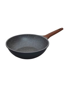 Γουόκ 28cm Αντικολλητικό Χυτού Αλουμινίου Estia Home Art Stone 01-1223