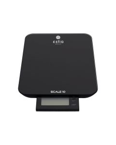 ESTIA ΖΥΓΑΡΙΑ ΚΟΥΖΙΝΑΣ SCALE 10 ΨΗΦΙΑΚΗ ΜΕΓΙΣΤΟY ΒΑΡΟΥΣ 10kg ΜΑΥΡΗ 06-12021