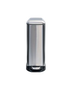 Κάδος Απορριμμάτων 20lt Χρωμέ  με Πεντάλ Slim Inox Estia Home Art 01-9137