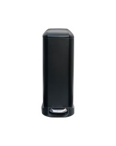 Κάδος Απορριμάτων 20lt Μαύρο Ματ με Πεντάλ Slim Estia Home Art 01-9144
