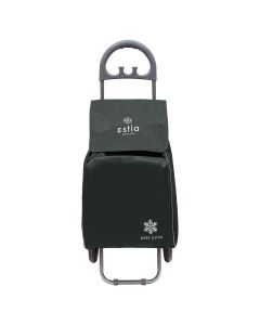 Καρότσι Λαϊκής Υφασμάτινο Γκρι 35,5x23,5xH95,8cm 40lt Estia Home Art  Ecomax 04-9397